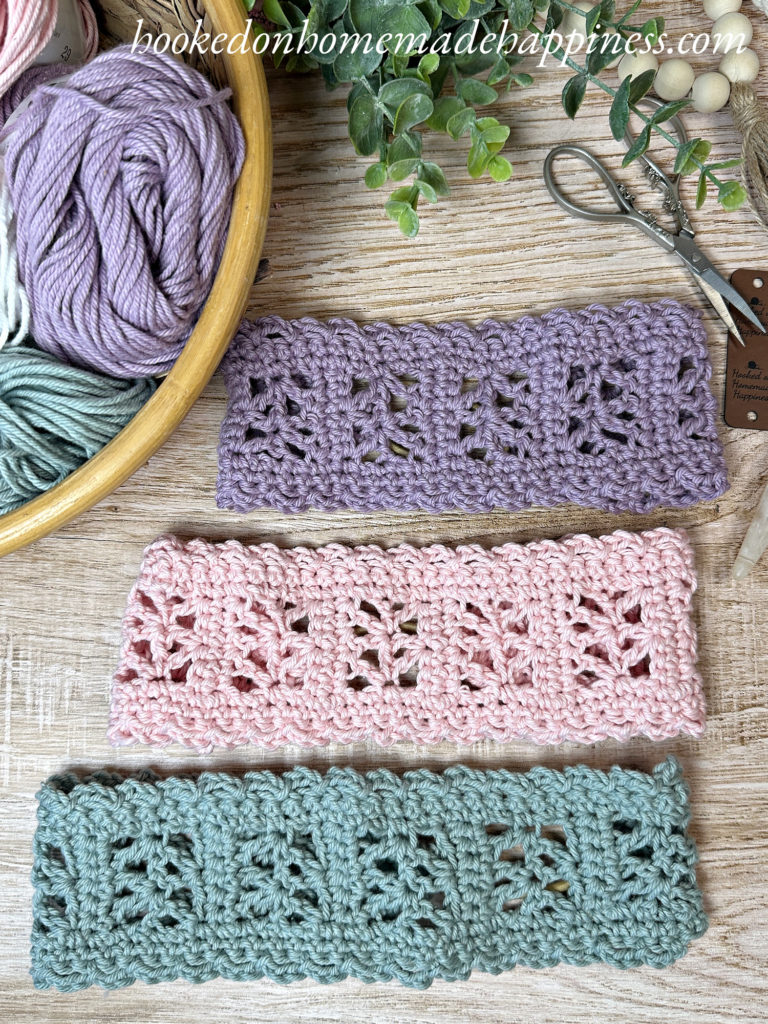 Easy Lace Headband Crochet Pattern