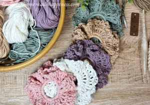 Easy Lace Scrunchie Crochet Pattern