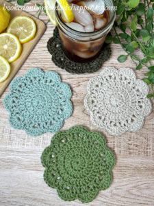 Easy Flower Coaster Crochet Pattern