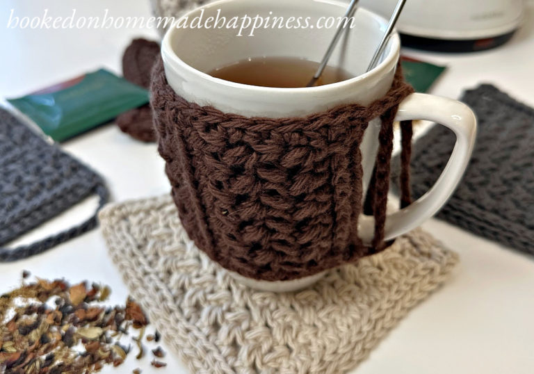 Mug Cozy and Coaster Set Crochet Pattern