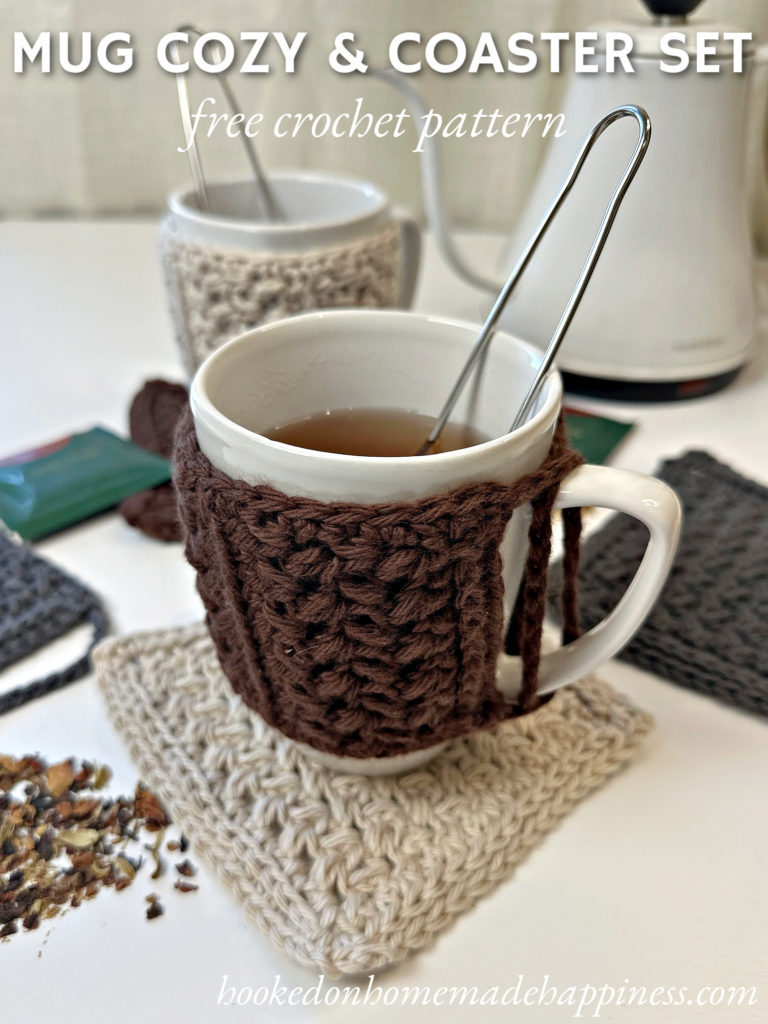 Mug Cozy and Coaster Set Crochet Pattern
